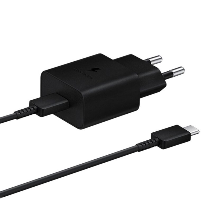 Φορτιστής Ταξιδίου Samsung Fast Charging EP-T1510XBEGEU 15W με Καλώδιο USB-C σε USB-C Μαύρο
