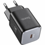 Φορτιστής Ταξιδίου Hoco N43 Vista με USB PD30W GaN Tech Small Size Μαύρος