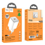 Φορτιστής Ταξιδίου Small Body Hoco N40 Mighty USB-C PD20W GaN Tech Λευκός