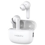 Wireless Hands Free Noozy BH55 V5.4 με ANC + ENC για Μείωση Εξωτερικού Θορύβου 30 ώρες Αναπαραγωγής 6 ώρες Ομιλίας Λευκό