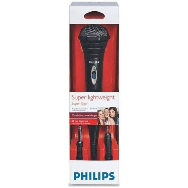 Philips SBCMD110/00 Ενσύρματο μικρόφωνο με καλώδιο 1,5μ