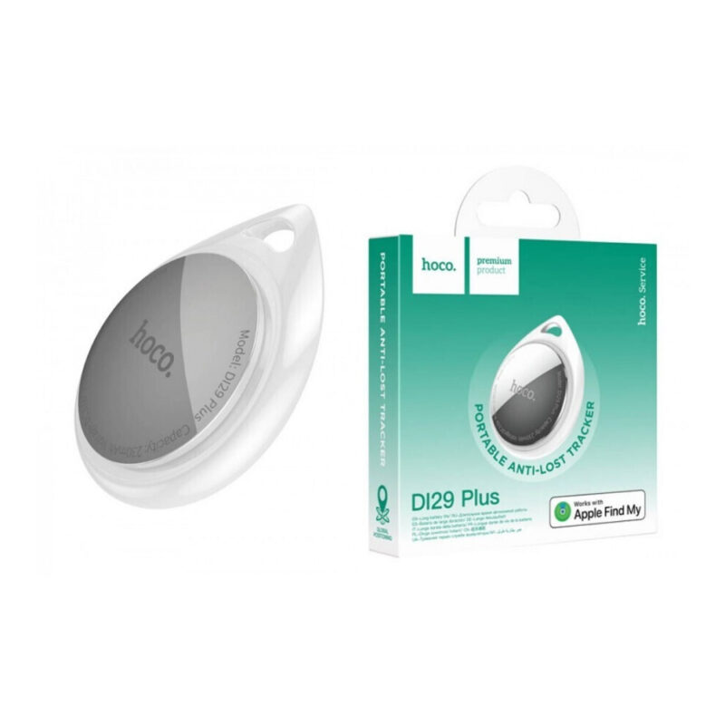 Hoco. Tag DI29 Plus Anti-Lost Device Μόνο για iOS Συμβατό με Apple Find My Network Λευκό