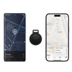 Συσκευή Εντοπισμού Hoco E101 για iOS και Android Συμβατό με Apple Find My Network και Google Find My Device Μαύρο