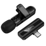 Μικρόφωνο Πέτου Ασύρματο Hoco L20 Fair Lavalier USB-C HD Πλήρως Κατευθυντικό Μικρόφωνο 2.4GHz 60mAh 4h Λειτουργίας 15m Ακτίνα Χρήσης Μαύρο