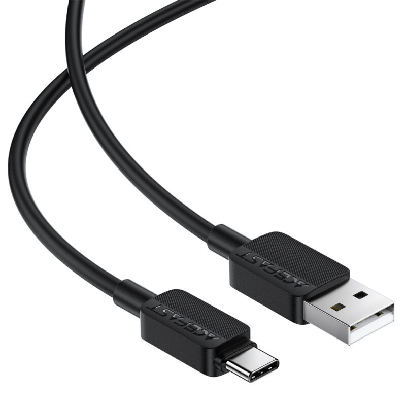 Καλώδιο Acefast C26-04 USB-A σε USB-C 18W 3A Μαύρο 1.2m
