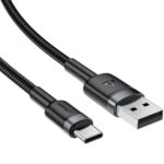 Καλώδιο Acefast C22-04 USB-A σε USB-C 18W 3A Braided Μαύρο 1.2m