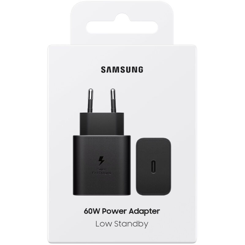Φορτιστής Ταξιδίου Samsung EP-T6010NBEGWW USB-C GaN 60W Power Delivery Μαύρος