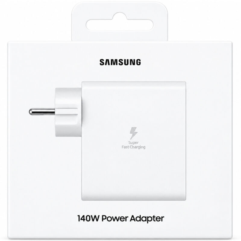 Φορτιστής Ταξιδίου Samsung Super Fast Charge EPTB410NWEGWW PD3.1 140W USB-C Λευκός Ιδανικός για Κινητά, Tablet, Laptop