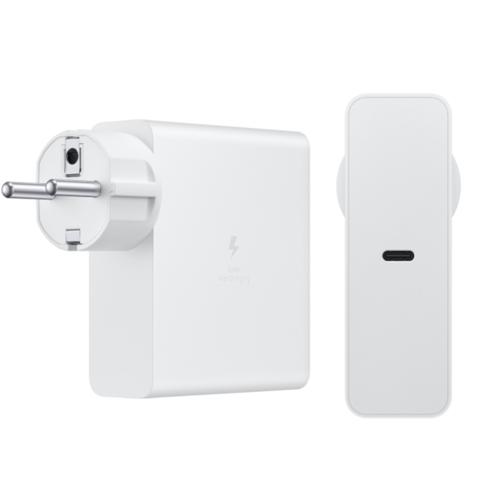 53329 Φορτιστής Ταξιδίου Samsung Super Fast Charge EPTB410NWEGWW PD3.1 140W USB-C Λευκός Ιδανικός για Κινητά, Tablet, Laptop - Image 1