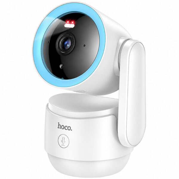 Wi-Fi Κάμερα Ασφαλείας Hoco D11 Indoor PTZ 2MP 1920 × 1080p Dual-Pan-Tilt με IR-CUT για Καταγραφή με ή Χωρίς Φωτισμό TF Κάρτα εως 128Gb