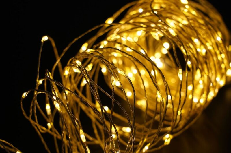 Modee Lighting LED Σειρά σε Σχοινί με Χάλκινο Καλώδιο (10m/10cm) Θερμό Λευκό