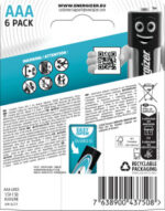 Energizer Max Plus Αλκαλική Μπαταρία AAA 6 Τεμαχίων