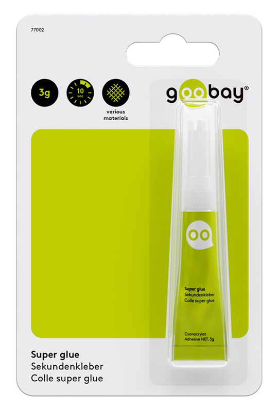 Goobay Κόλλα Super Glue 3g 77002