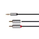 Καλώδιο Stereo 3.5mm – 2xRCA 1m Kruger&Matz