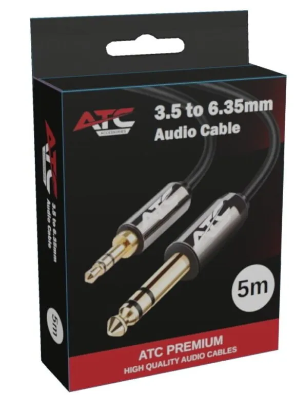 HQ 3.5mm ST / 6.35 ST 5.0m Cable