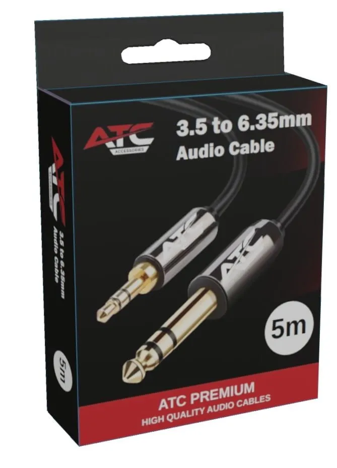 HQ 3.5mm ST / 6.35 ST 5.0m Cable