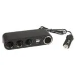 ΑΝΤΑΠΤΟΡΑΣ Αναπτήρα Τζακ 1 σε 4 + USB Blow