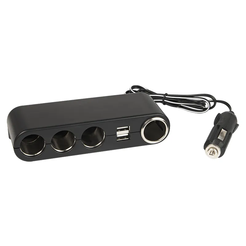 ΑΝΤΑΠΤΟΡΑΣ Αναπτήρα Τζακ 1 σε 4 + USB Blow
