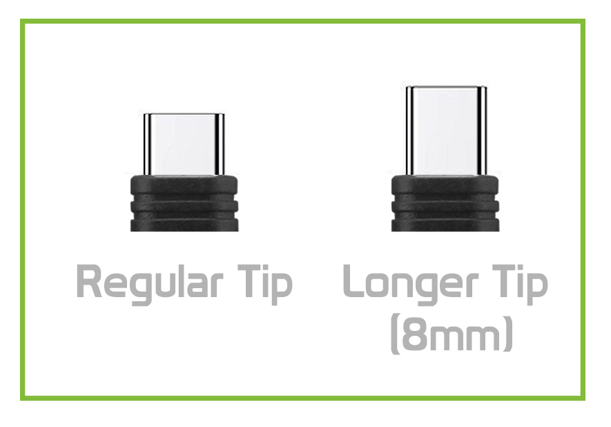 POWERTECH αντάπτορας USB-C σε Micro USB θηλυκό CAB-UC043, longer tip