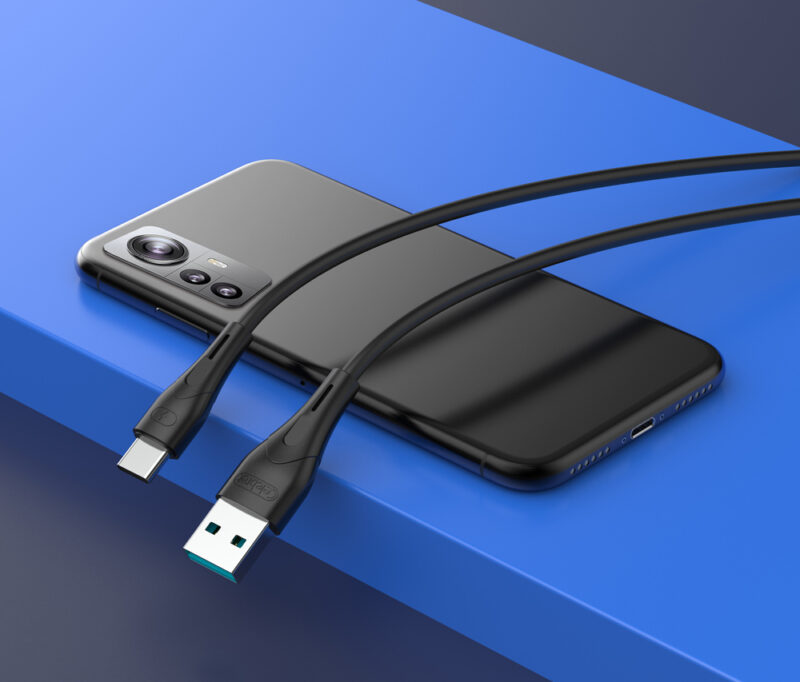 CELEBRAT καλώδιο USB-C σε USB CB-18T, 3A, 480Mbps, 1m, μαύρο