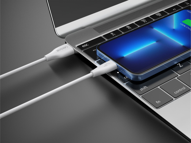 CELEBRAT καλώδιο micro USB σε USB CB-31, 3A, 480Mbps, 1m, λευκό