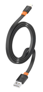 CELEBRAT καλώδιο Lightning σε USB CB-33L, flat, 2.4A, 1m, μαύρο