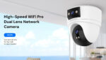 VSTARCAM smart κάμερα CS2DR, 3MP, dual lens, WiFi, PTZ, SD
