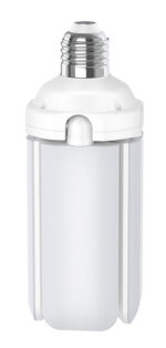 POWERTECH LED λάμπα E27-018, 4x αναδιπλούμενα πτερύγια, 52W, 4000K, E27