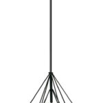 POWERTECH φωτιστικό οροφής HLL-0005, E27, Φ27, μεταλλικό, λευκό-μαύρο