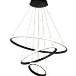 POWERTECH LED φωτιστικό οροφής HLL-0105, 44W, 4000K, 60x60cm, μαύρο