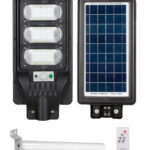 POWERTECH LED ηλιακός προβολέας HLL-0127 χειριστήριο, PIR 150W, 10000mAh
