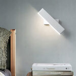 POWERTECH LED φωτιστικό τοίχου HLL-0171, 15W, 4000K, 1200lm, περιστρεφόμενο, λευκό
