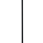 POWERTECH LED φωτιστικό δαπέδου HLL-0204, 42W, 4000K, Φ38x157cm, ασημί/μαύρο