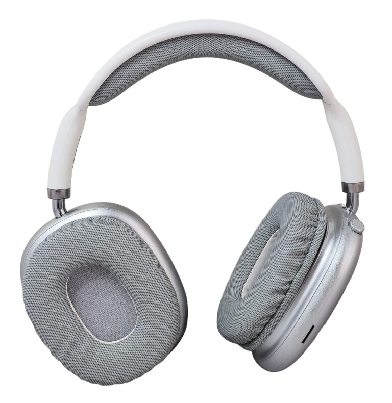 KAKUSIGA headphones KSC-1466, ασύρματα & ενσύρματα, micro SD, 40mm, 400mAh, ασημί