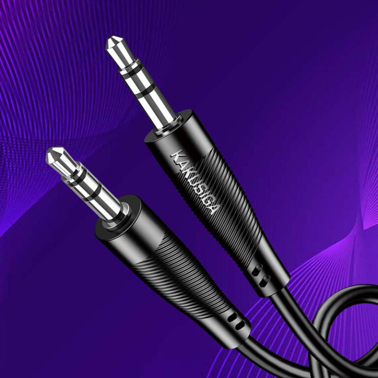 KAKUSIGA καλώδιο ήχου 3.5mm KSC-893, AUX, 1m, μαύρο