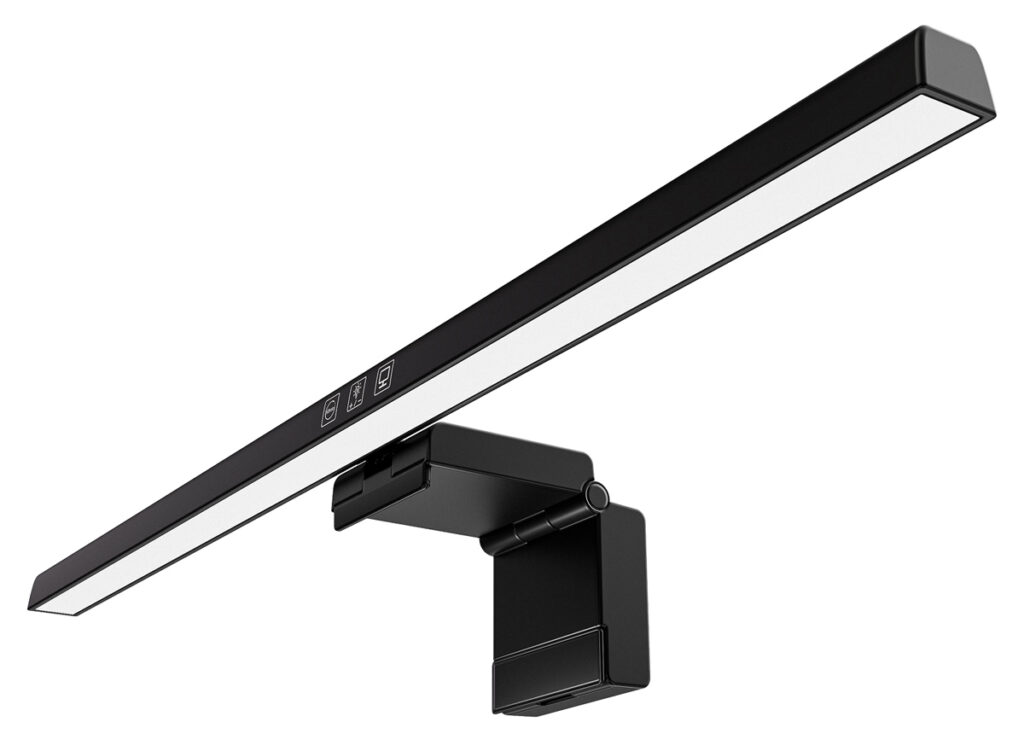 LDL16-11LV LUMIVIDA φωτιστικό οθόνης LDL16-11LV, 21"+, ρυθμιζόμενη φωτεινότητα & θερμοκρασία χρώματος, μαύρο - Image 1