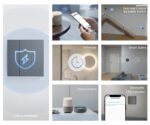 SONOFF smart διακόπτης M5-2C-86, διπλός, WiFi, γκρι