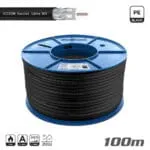 ΚΑΛΩΔΙΟ Coaxial OCX-100 CU AL Fca PE Μαύρο 100m