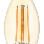 OPTONICA LED λάμπα Candle T35 Filament 1491, 4W, 2500K, E14, 400lm