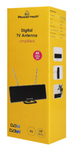 POWERTECH ψηφιακή κεραία PT-1006, 5G & LTE, DVB-T/T2, 4Κ, 28dB