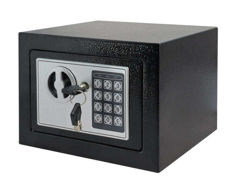 POWERTECH χρηματοκιβώτιο ασφαλείας PT-1342, ψηφιακό κλείδωμα, 23x17x17cm, 2.18kg