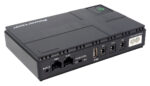 POWERTECH mini DC UPS PT-1435, 36W, 10400mAh, 3x DC, USB/LAN/POE, μαύρο
