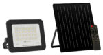 POWERTECH LED ηλιακός προβολέας PT-1461 με τηλεχειριστήριο, 30W, 4000K, 400lm, IP66