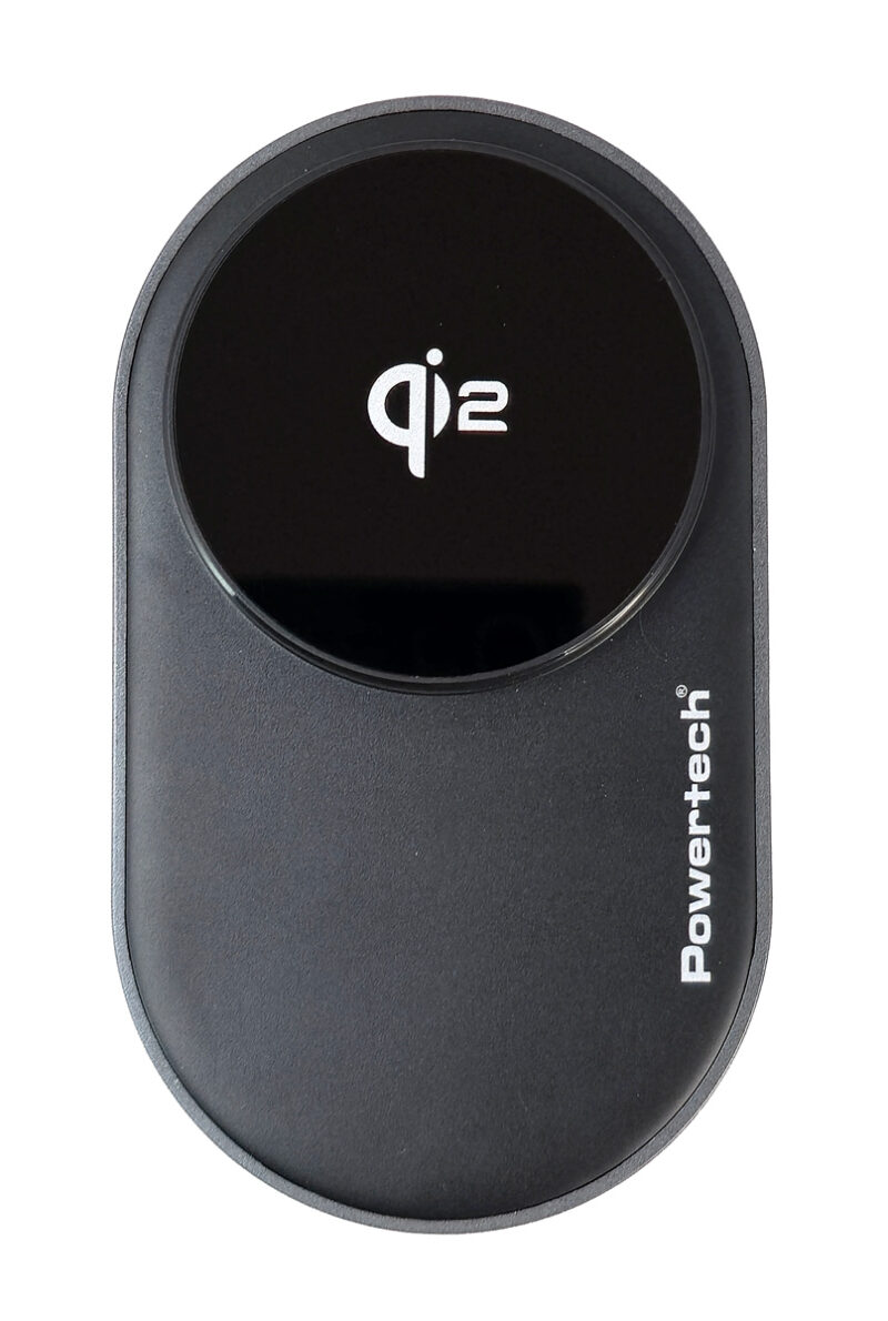 POWERTECH ασύρματος φορτιστής PT-1491, 3 σε 1, Qi2, 15W, μαύρος