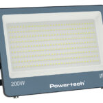 POWERTECH LED προβολέας PT-1619, 200W, 4000K, 18000lm, IP66, 6KV