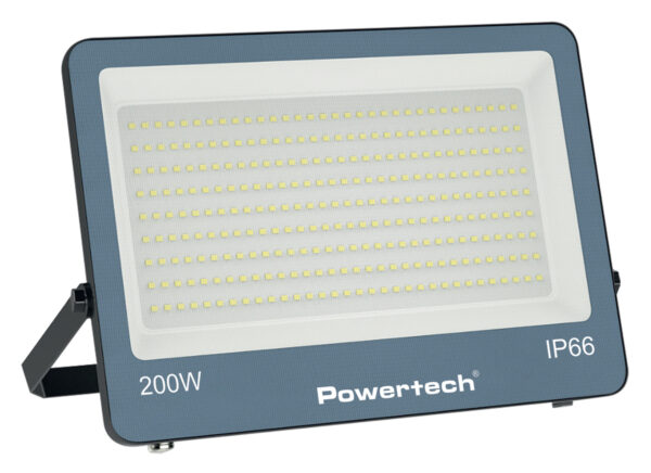 POWERTECH LED προβολέας PT-1619, 200W, 4000K, 18000lm, IP66, 6KV