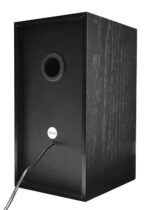 POWERTECH ηχεία Premium sound PT-845 από ξύλο, 2x 3W, 3.5mm, μαύρα