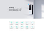 BOTSLAB smart κουδούνι με κάμερα R801, 3MP/2K, WiFi, 5000mAh