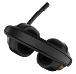 SADES gaming headset UPOWER, 3.5mm σύνδεση, 40mm, μαύρο/χρυσό