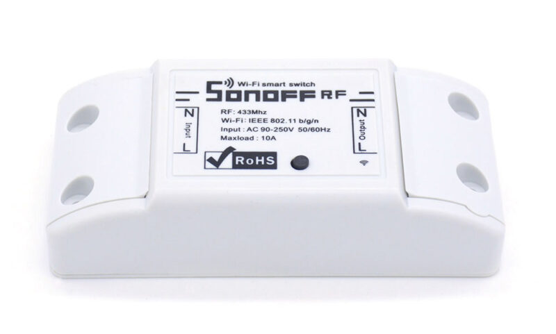 SONOFF Smart Διακόπτης RF2 433MHz, WiFi 2.4GHz, λευκό